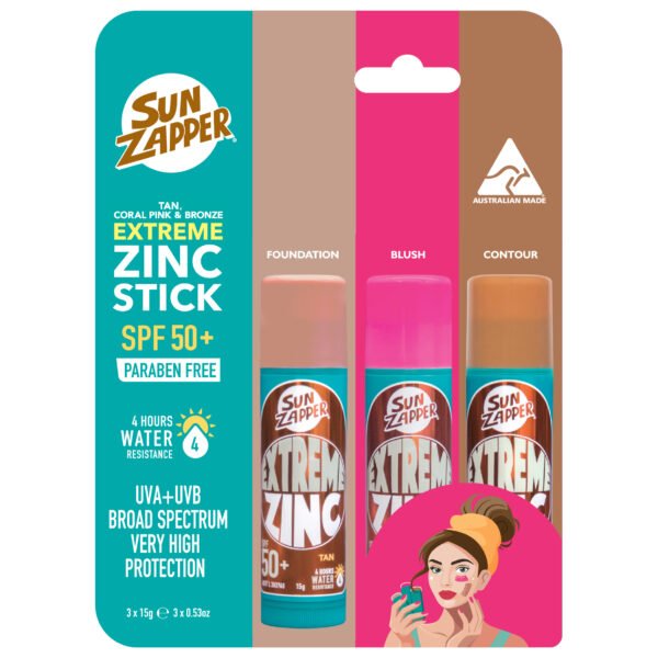 Extreme Zinc Stick Triple Pack Beauty